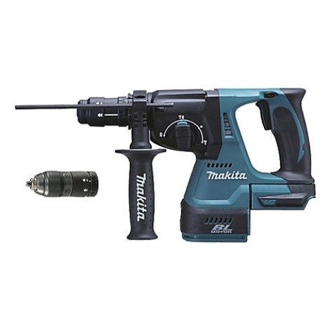 Perforatorius Makita BHR243Z; 18 V; 2,4 J; SDS-plus (be akumuliatoriaus ir pakrovėjo) 
