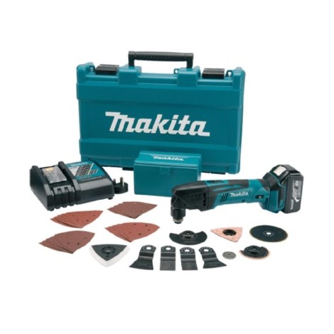 Universalus įrankis Makita BTM50RFEX3; 18 V; 2x3,0 Ah akum. + 42 priedai