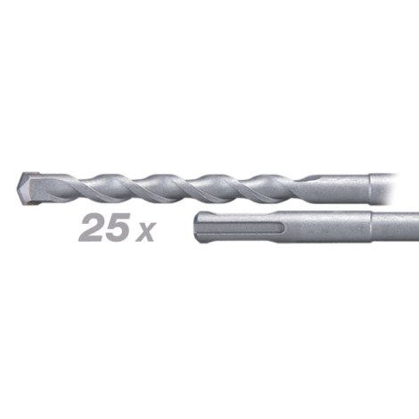 Grąžtas betonui Makita STANDARD; 10x160 mm; SDS-plus; 25 vnt.