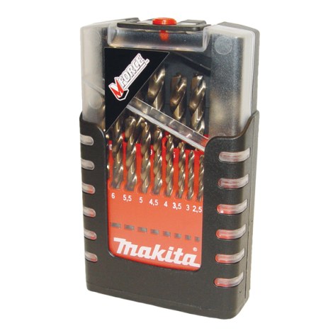 Grąžtų rinkinys Makita M-Force; 1-10 mm; 19 vnt.