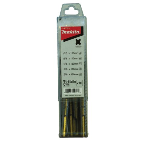 Grąžtų betonui rinkinys Makita; 5/6/8 mm 