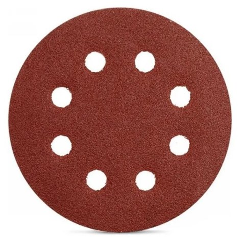 Šlif. popierius eksc. šlifuokliui Makita D-54536; K120; 125 mm; 10 vnt.