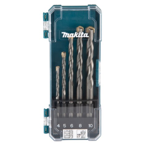 Grąžtų komplektas Makita D-72877; 4-10 mm; 5 vnt.