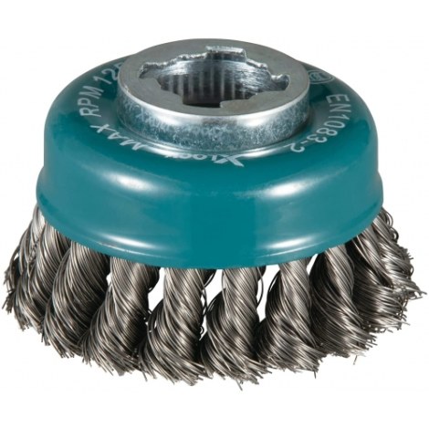 Vielinis apvalus šepetys Makita D-73380; X-LOCK; 0,5x80 mm