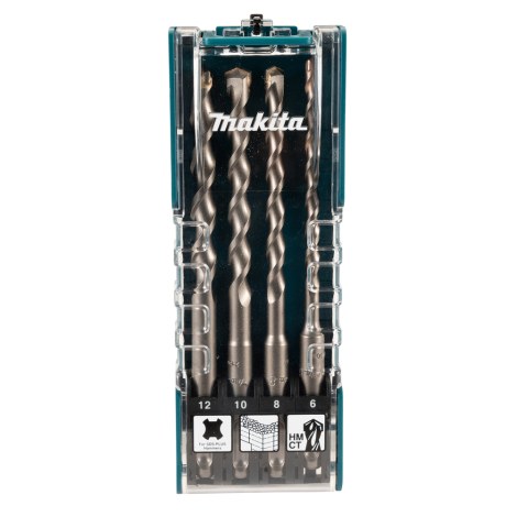 Grąžtų komplektas Makita D-74756; 6-12 mm; 4 vnt.