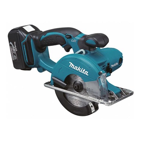 Akumuliatorinis diskinis pjūklas Makita DCS550RMJ; 18 V; 2x4,0 Ah akum.
