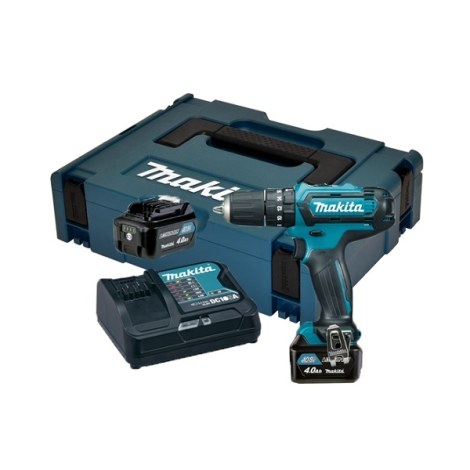 Suktuvas-gręžtuvas Makita DF331DSMJ; 10,8 V; 2x4,0 Ah akum.