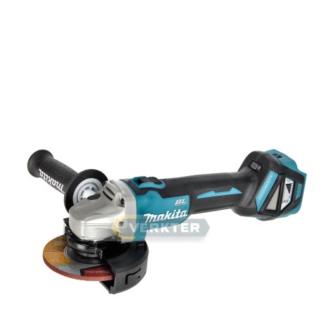 Akumuliatorinis kampinis šlifuoklis Makita DGA511Z; 18 V; 125 mm; (be akumuliatoriaus ir pakrovėjo)