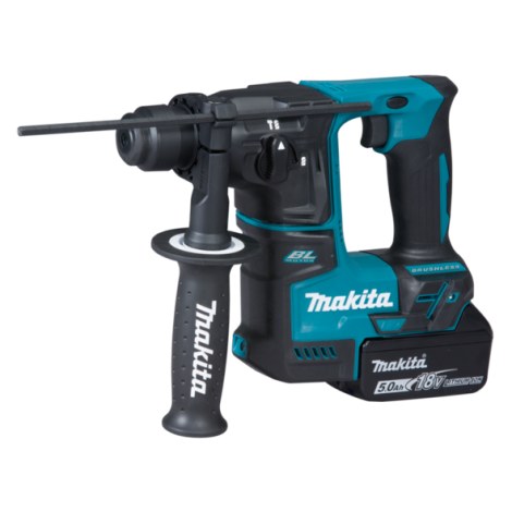 Perforatorius Makita DHR171RTJ; 18 V; 1,2 J; SDS-plus; 2x5,0 akum.