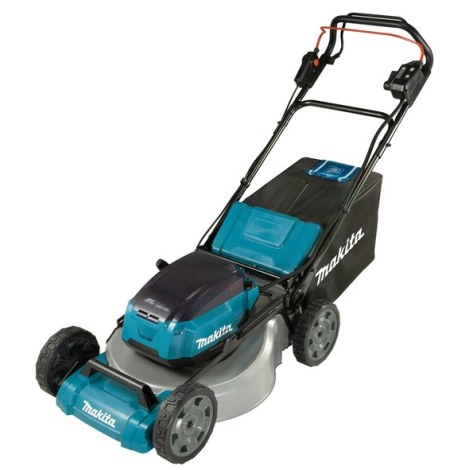 Akumuliatorinė savaeigė vejapjovė Makita DLM532Z; 2x18 V (be akumuliatoriaus ir pakrovėjo) (pažeista pakuotė)