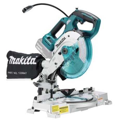 Skersinio pjovimo staklės Makita DLS600Z; 18 V (be akumuliatoriaus ir pakrovėjo) (pažeista pakuotė)