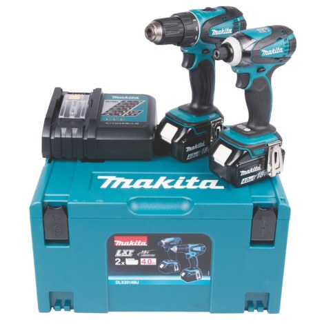 Įrankių rinkinys Makita DLX2014MJ (DDF456+DTD146); 18 V; 2x4,0 Ah akum.