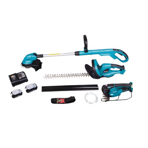 Įrankių rinkinys Makita DLX3018SY (DUH523 + DUR181 + DUM168); 18 V; 2x1,5 Ah akum.