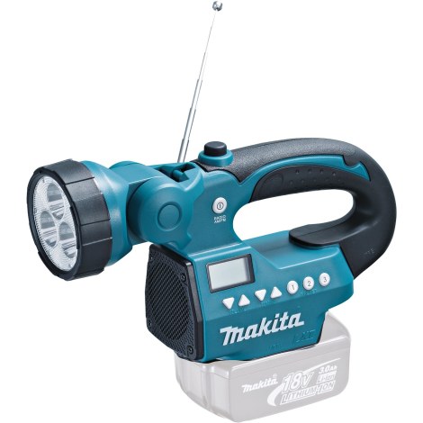 Radijas Makita DMR050; 14,4 V-18 V Li-ion (be akumuliatoriaus ir pakrovėjo)