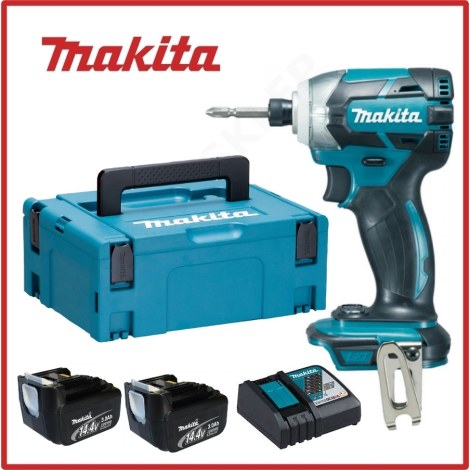 Smūginis suktuvas Makita DTD137RFJ; 14,4 V; 2x3,0 Ah akum.
