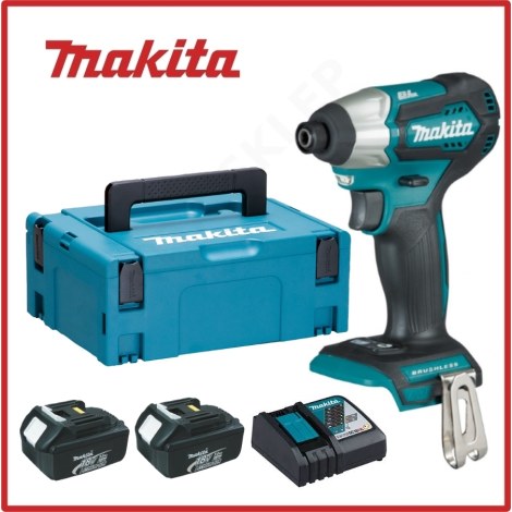 Smūginis suktuvas Makita DTD155RFJ; 18 V; 2x3,0 Ah akum.