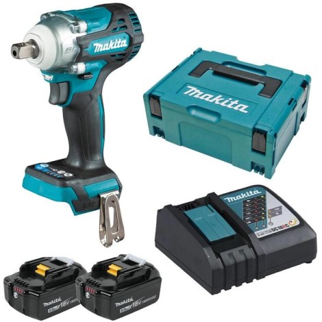 Smūginis veržliasukis Makita DTW301RTJ; 18 V; 2x5,0 Ah akum.