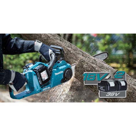 Grandininis pjūklas Makita DUC303; 36 V; 2x4,0 Ah; 30 cm juosta