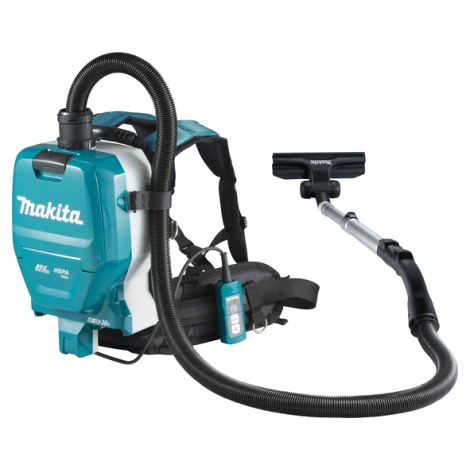 Akumuliatorinis siurblys Makita DVC261ZX11; 2x18 V (be akumuliatoriaus ir pakrovėjo)