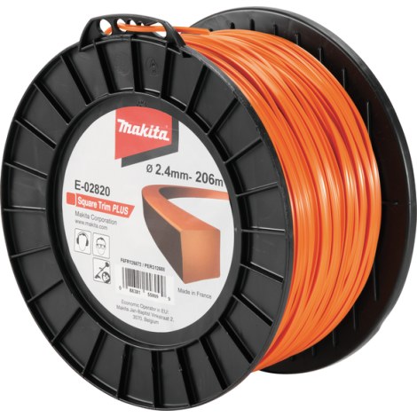 Pjovimo gija (kvadratinė) Makita E-02820; 2,4 mm/206 m 