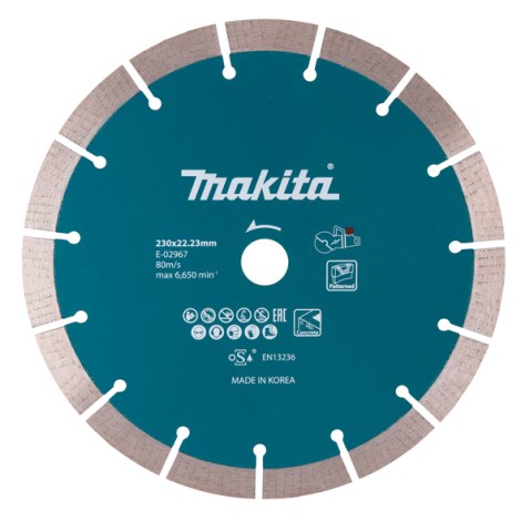 Deimantinis pjovimo diskas Makita E-02967; 230 mm