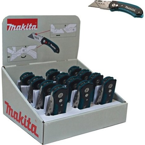 Peilis keičiamais ašmenimis Makita E-11520-12; 12 vnt.