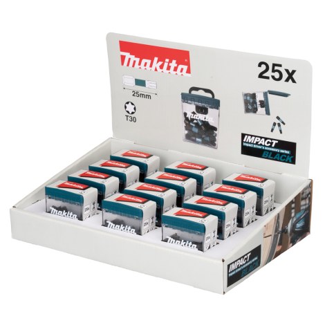 Sukimo antgalis Makita E-12653-12; T30; 25 mm; 300 vnt.
