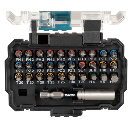 Smūginių sukimo antgalių rinkinys Makita E-13552; 31 vnt.