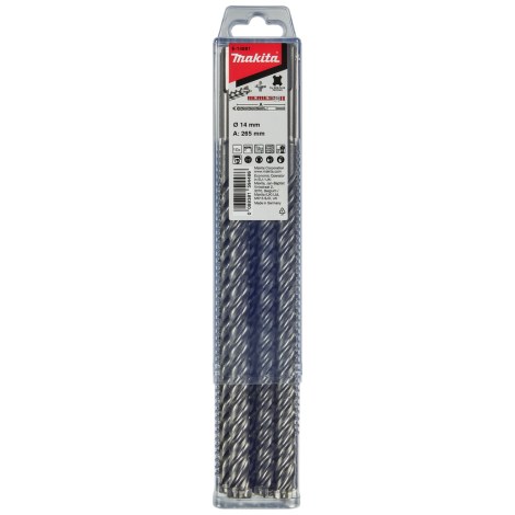 Grąžtas betonui Makita E-14881 Nemesis II; SDS-plus; 14x265 mm; 10 vnt.