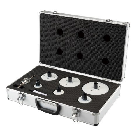 Gręžimo karūnų rinkinys Makita E-15796; 35-114 mm; 8 vnt.