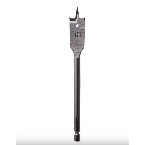 Plunksninis grąžtas medienai Makita E-17239; 1/4''; 18x150 mm