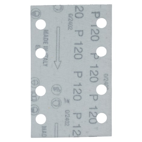 Šlifavimo popierius Makita E-23531; 80x130 mm; K120; 10 vnt.