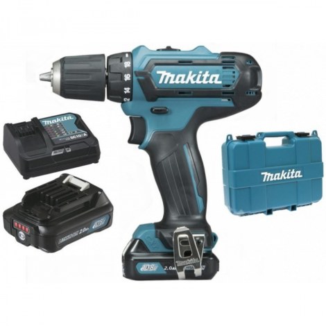 Smūginis suktuvas-gręžtuvas Makita HP331DSAE; 10,8 V; 2x2,0 Ah akum.