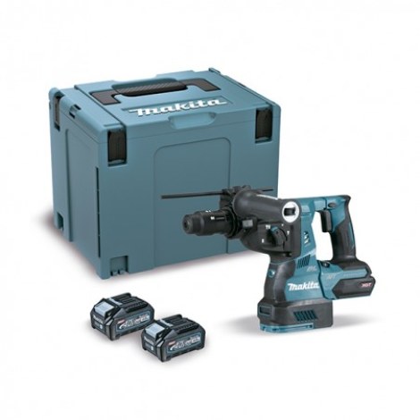 Perforatorius Makita HR002GM202; 2,9 J; SDS-Plus; 40 V; 2x4,0 Ah akum.