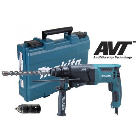 Perforatorius Makita HR2611FT; 2,4 J; SDS-plus
