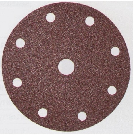 Šlif. popierius Velcro Backed 150 mm; K240; 10 vnt.