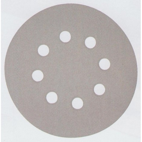 Šlif. popierius Velcro Backed 125 mm; K120; 10 vnt.
