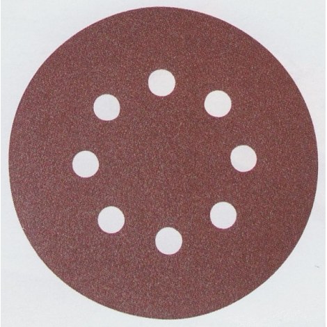Šlif. popierius Velcro Backed 125 mm; K40; 10 vnt.