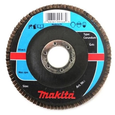 Vėduoklinis šlifavimo diskas Makita P-65202; 125 mm; P120 