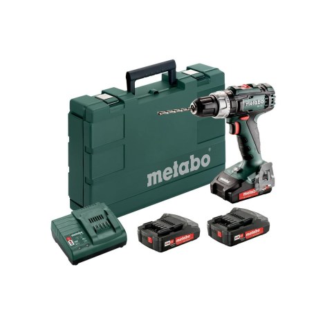 Akumuliatorinis smūginis suktuvas Metabo SB 18 L SET; 18V; 3x2 Ah; LED 