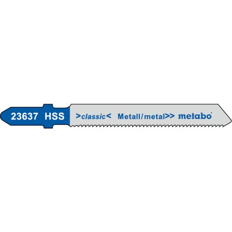 Pjūkleliai siaurapjūkliui Metabo Classic HSS 23637; 5 vnt.