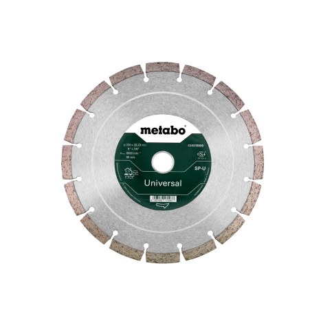 Deimantinis pjovimo diskas Metabo UNIVERSAL SP-U; 230x22,23 mm