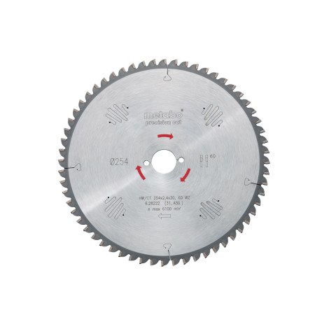 Pjovimo diskas medienai Metabo; 160x2,2x20,0 mm; Z24; 20° 