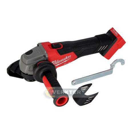 Kampinis šlifuoklis Milwaukee M18 FSAG125X-0X; 18 V; (be akumuliatoriaus ir pakrovėjo)