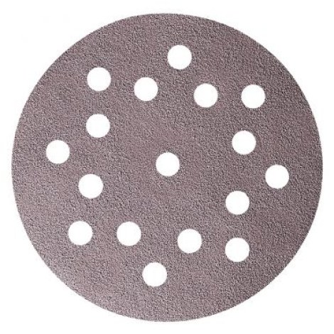 Šlifavimo popierius Mirka Q.Silver Ace; 125 mm; 17H; P180; 1 vnt.