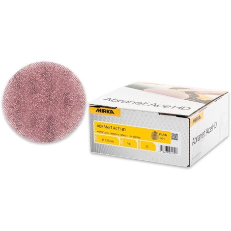 Šlifavimo tinklelis Mirka Abranet Ace HD AH23202540; 125 mm; P40