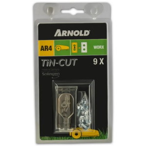 Atsarginis vejos robotų peilis MTD Arnold Tin-Cut Worx; 9 vnt.