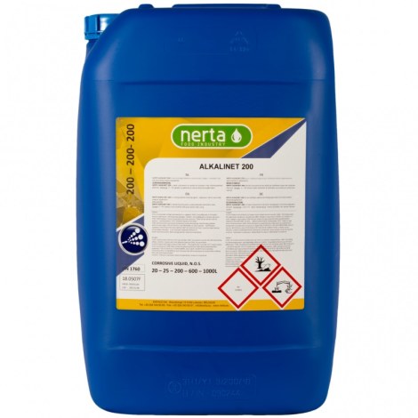 Šarminis valiklis Nerta Alkalinet 200; 25 l 