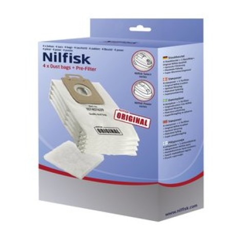 Medžiaginis dulkių maišelis Nilfisk-ALTO Power/Select series; 4 vnt.