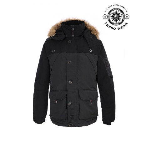 Šilta striukė Pesso BERGEN; XL juoda